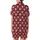 Corgi Lovers' Cheerful Photorealistic Corgi Faces Scattered All-Over Deep Crimson Red Satin Short-Sleeve Pajamas Set - 3