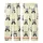Women's Whimsical Panda & Bamboo Print Creamy Yellow Pure Cotton Pajamas Set Kid Satin Pajamas Set - hb2kb0l2Bd