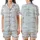 Minimalist 'Day X' Pattern Pajamas: 30-Day Grid Design with Fuchsia Accents Sleep Set Satin Short-Sleeve Pajamas Set - IBo5eBn8vg