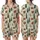 Whimsical Forest Slumber: Hand-Drawn Storybook Woodland Creatures Pattern Satin Short-Sleeve Pajamas Set - 1
