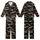 Beagle Lover Pajamas: 'Less People More Beagles' Distressed Retro Black Dog Sleep Top Kid Satin Pajamas Set - 1