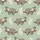 Adult Personalized Sloth Pajama: Funny Cartoon Sage Green Leaf Print Loungewear Satin Short-Sleeve Pajamas Set - 4