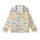 Big Brother Whimsical Text Pattern: Vibrant Hearts, Stars, Colorful Design Kid Satin Pajamas Set - Jjykwug-qy