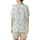 Bridesmaids Hydrangea Floral Notched Collar Rayon Sleep Ensemble - Wedding Party Getting Ready Kid Satin Pajamas Set - 3