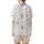Girls' Playful Line Art Pajama Set: Minimalist Bow & Button Dusty Pink Nightwear Motif Satin Short-Sleeve Pajamas Set - 3