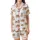 Corgi Lovers' Christmas Pajamas: Playful All-Over Cartoon Corgi Print & Pink Hearts - Polyester Spandex Sleep Set Satin Short-Sleeve Pajamas Set - 2