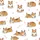 Corgi Lovers' Christmas Pajamas: Playful All-Over Cartoon Corgi Print & Pink Hearts - Polyester Spandex Sleep Set Satin Short-Sleeve Pajamas Set - 4