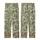 Women's Abstract Botanical Leaf Pattern Linen Sleep Set: Serene Organic Sage Green Loungewear Kid Satin Pajamas Set - GUES5LkMFx