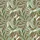 Women's Abstract Botanical Leaf Pattern Linen Sleep Set: Serene Organic Sage Green Loungewear Kid Satin Pajamas Set - 4