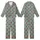 Game Day Enthusiasts' Playful Brown Footballs Muted Teal Grid Star Goalpost Pattern Kid Satin Pajamas Set - MnoDsb7BbF