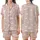 Adults' Soft Pink Blush Bunny & Pastel Floral Cloud Footed Pajama Satin Short-Sleeve Pajamas Set - tvWssww1PG