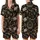 Mystical Art Lovers' Dark Academia Grimoire Celestial Astrolabe Bat Wing Aged Gold Parchment Tan Arcane Pattern Satin Short-Sleeve Pajamas Set - 1
