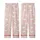 Adults' Soft Pink Blush Bunny & Pastel Floral Cloud Footed Pajama Kid Satin Pajamas Set - bxKqWJ04H9