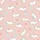 Adults' Soft Pink Blush Bunny & Pastel Floral Cloud Footed Pajama Kid Satin Pajamas Set - 4