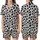 Modern Style Enthusiasts' High Contrast Black Inkblot Organic Abstract Brushstroke Pattern Satin Short-Sleeve Pajamas Set - WGQQX5OxuA