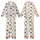 Sewing Enthusiasts' Retro Illustrative Pale Cream Navy Grey Pink Vintage Sewing Machine & Spools Pattern Kid Satin Pajamas Set - DsVRvfNgJ0