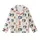 Sewing Enthusiasts' Retro Illustrative Pale Cream Navy Grey Pink Vintage Sewing Machine & Spools Pattern Kid Satin Pajamas Set - HFYi2AzG4E