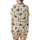 Western Enthusiasts' Rustic Vintage Desert Pattern with Saddle Brown Cowboys Teal Cacti Burnt Orange Suns Satin Short-Sleeve Pajamas Set - 2