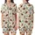 Western Enthusiasts' Rustic Vintage Desert Pattern with Saddle Brown Cowboys Teal Cacti Burnt Orange Suns Satin Short-Sleeve Pajamas Set - 1