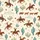 Western Enthusiasts' Rustic Vintage Desert Pattern with Saddle Brown Cowboys Teal Cacti Burnt Orange Suns Satin Short-Sleeve Pajamas Set - 3