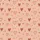 Women's Muted Peach Pink Hearts & Stars Terracotta Print Classic Collar Pajama Set Kid Satin Pajamas Set - 4