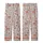 Whimsical Style Adorers' Cute Autumn Woodland Animals Flat Graphic on Pale Lavender-Grey with Terracotta Ochre Dusty Rose Leaves Kid Satin Pajamas Set - 3
