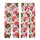 Whimsical Style Lovers' Playful Doodle Elephants, Polka Dot Mushrooms, Flowers Pattern: Red, Brown, Sky Blue, Pink Kid Satin Pajamas Set - 3