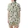 Christmas Crew Retro Groovy Holly Ornament Star Text Pattern Satin Short-Sleeve Pajamas Set - l-od_YhgtU