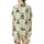 Women's Whimsical Panda & Bamboo Print Creamy Yellow Pure Cotton Pajamas Set Satin Short-Sleeve Pajamas Set - YNmwXCjIIM