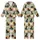 French Bulldog Lover Retro Pajamas: Vintage Frenchie Silhouettes & Muted Sunset Stripe Sleep Set Kid Satin Pajamas Set - xM3oPwkHrZ
