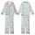 Minimalist 'Day X' Pattern Pajamas: 30-Day Grid Design with Fuchsia Accents Sleep Set Kid Satin Pajamas Set - Fl6rZJA_BU