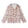 Women's Pajama Set: Playful Pastel Pink Hearts & Dark Brown Dots Sewing Project Kid Satin Pajamas Set - 2