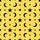 Celestial Enthusiast: Vibrant Lemon Yellow Black Star Moon Seamless Graphic Fashion Accent Satin Short-Sleeve Pajamas Set - 4