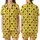 Celestial Enthusiast: Vibrant Lemon Yellow Black Star Moon Seamless Graphic Fashion Accent Satin Short-Sleeve Pajamas Set - tvIxZIJpBa