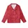 Women's Vibrant Red Ostrich Feather Trim & Plume Pattern Luxurious Sleep Set Kid Satin Pajamas Set - 2
