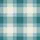 Cozy Style Enthusiasts Muted Sky Blue Buffalo Check and Gingham Plaid Pattern with Teal and Creamy Off-White Satin Short-Sleeve Pajamas Set - 4