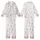 Sweet Style Lovers' Illustrative Classic Teddy Bear Dainty Floral Pale Pink Sage Green Muted Teal Kid Satin Pajamas Set - KXN_Dyx_rY