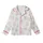Sweet Style Lovers' Illustrative Classic Teddy Bear Dainty Floral Pale Pink Sage Green Muted Teal Kid Satin Pajamas Set - W3dnEmGLFo