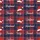 Spouses' Traditional Red Blue Plaid Christmas Design with Husband Wife Script & Santa Hats Kid Satin Pajamas Set - 4