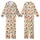 Outdoor Lovers' Whimsical Campfire S'mores Rustic Sage Orange Cream Pattern Kid Satin Pajamas Set - 1