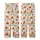 Outdoor Lovers' Whimsical Campfire S'mores Rustic Sage Orange Cream Pattern Kid Satin Pajamas Set - 3