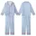 Bridesmaid & Bride Satin Pajama Set: Minimalist Love Ring Heart Long Sleeve Design Kid Satin Pajamas Set - 1