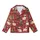 Women's & Pug Lovers Pajamas: Deep Red Christmas Pattern with Santa Hat Pugs & Snowflakes Kid Satin Pajamas Set - 2