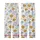 Youthful Enthusiasts' Hand-Drawn Breakfast & Sleepover Seamless Pattern White Pastel Bold Black Outline Kid Satin Pajamas Set - fvucDuUYzd
