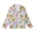 Youthful Enthusiasts' Hand-Drawn Breakfast & Sleepover Seamless Pattern White Pastel Bold Black Outline Kid Satin Pajamas Set - xzTvqpCTz7