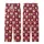 Corgi Lovers' Cheerful Photorealistic Corgi Faces Scattered All-Over Deep Crimson Red Kid Satin Pajamas Set - 3