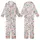 Pig Mom Holiday Pajamas: Hand-Drawn Watercolor Santa Pig & Winter Botanical Sleep Set Kid Satin Pajamas Set - 1