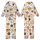 Pajama Party & Brunch: Whimsical Pancakes, Donut & Polka Dot Pajama Pants Digital Invitation & Decor Kit Kid Satin Pajamas Set - 1