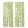 Women's Tailored Organic Cotton Loungewear Set: Abstract Botanical Ginkgo, Lime Green Cream Plus Size Sleepwear Kid Satin Pajamas Set - TdFd6n4AUK