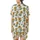 October Celebrants Detailed Marigold Floral Illustration Yellow Orange Green Botanical Print Satin Short-Sleeve Pajamas Set - fXykqYxnr7